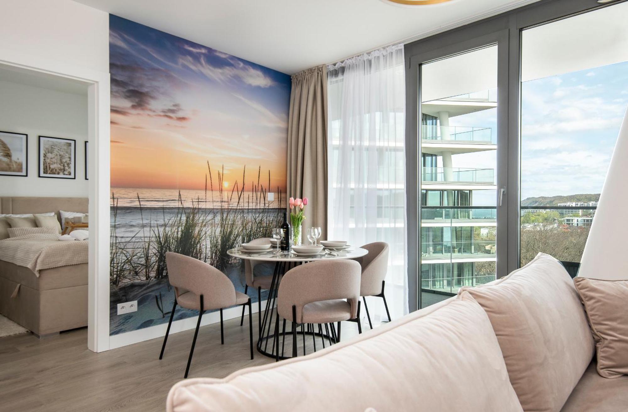 Wave Panorama 8Th Floor Sea View Apartment Miedzyzdroje Ngoại thất bức ảnh