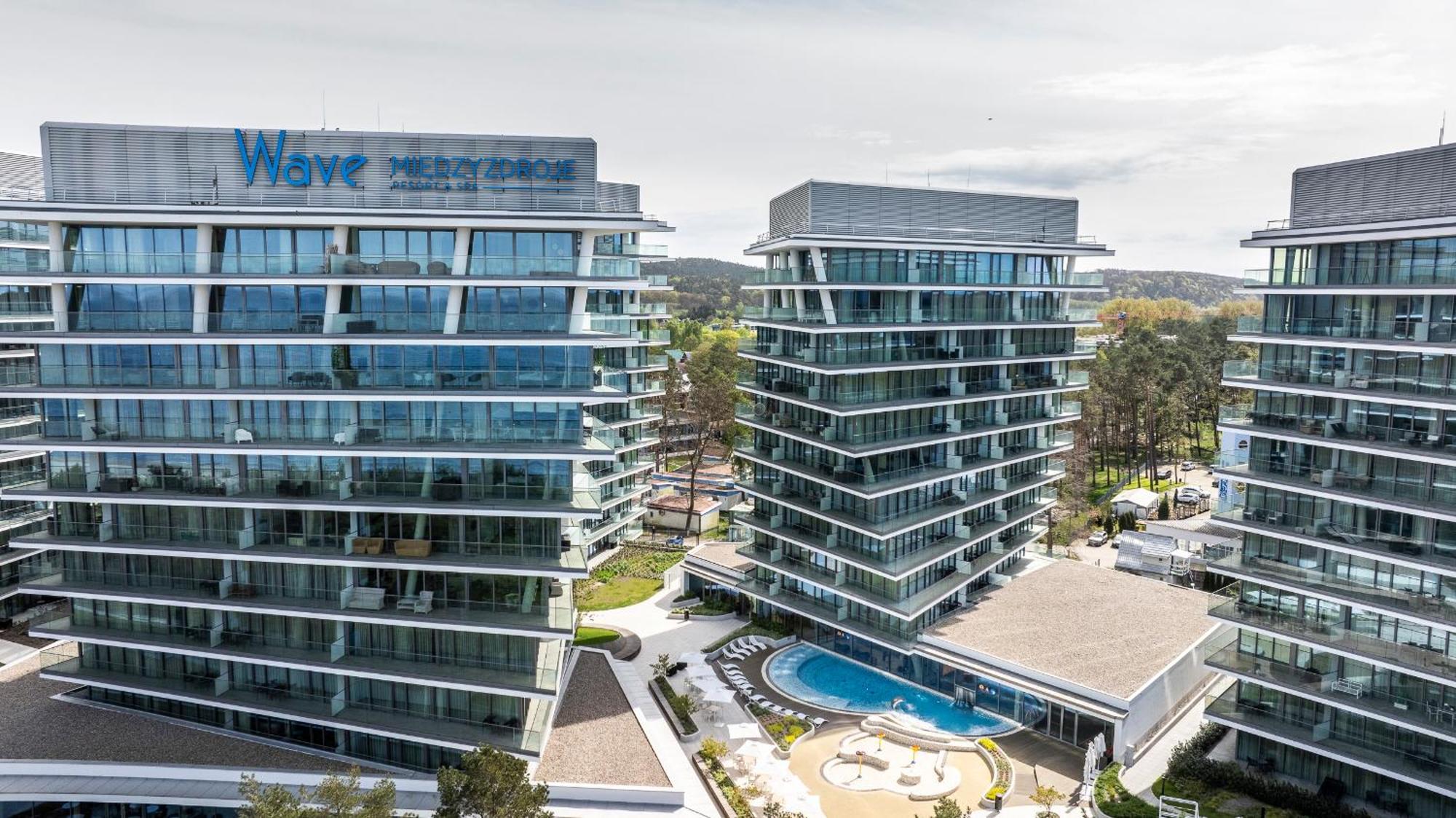 Wave Panorama 8Th Floor Sea View Apartment Miedzyzdroje Ngoại thất bức ảnh